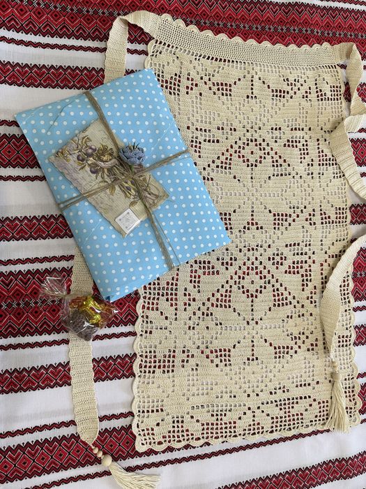 Припинда, фартух гачком, етно стиль