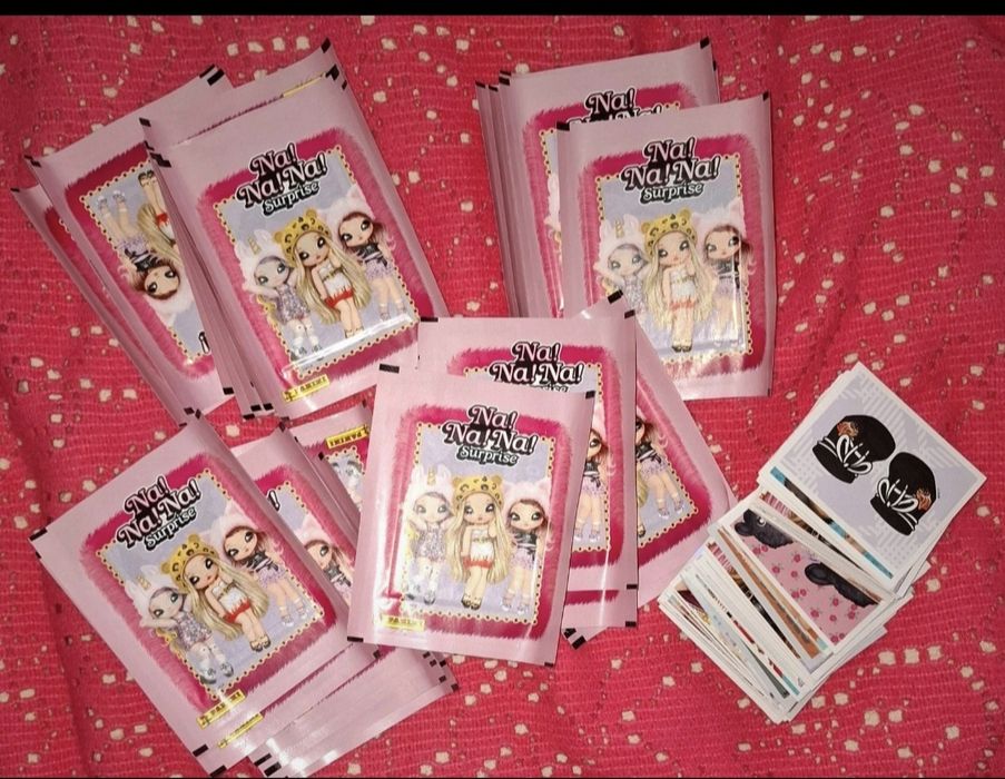 Cromos da coleção Na!Na!Na!Surprise, Panini.