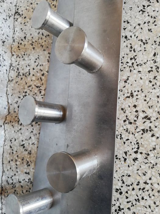 Cabides/Suportes de pendurar na porta 1 inox 1 metal(branco)