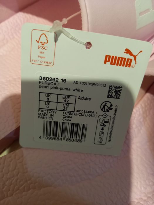 Klapki puma 40 nowe