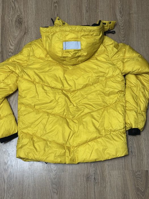 Tom Tailor Heavy Puffer Jacket з капюшоном, жовта, нова, розмір M