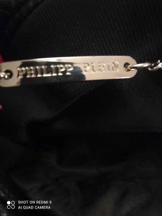 Kurtka skórzana Philipp Plein męska edycja limitowana personalizowana