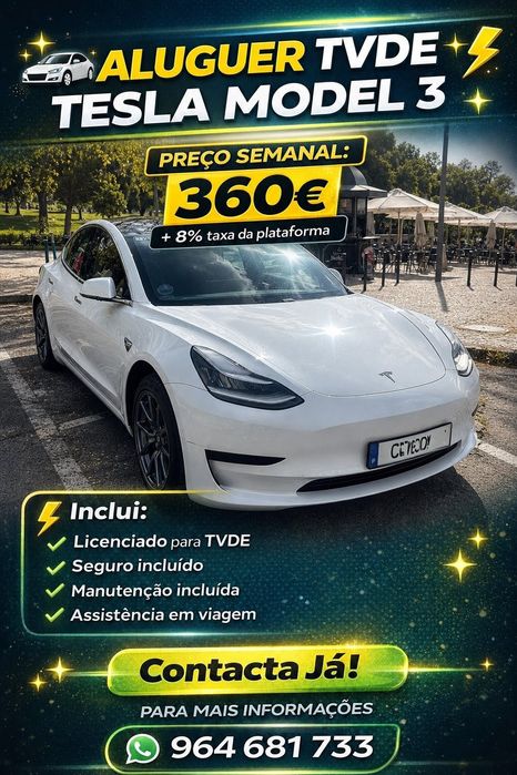 Aluguel Tesla Model 3