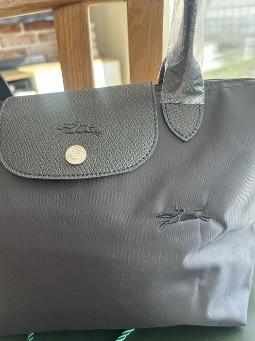Torebka Longchamp cała czarna M