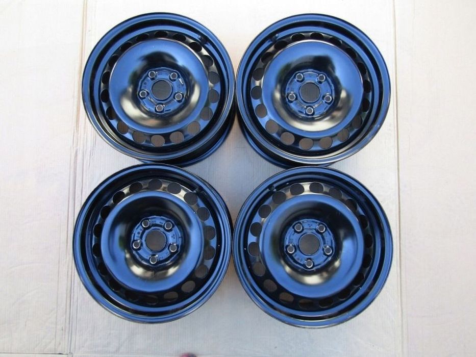 4x felgi stalowe 16 vw passat b5 b6 b7 b8 b9 golf V VI VII caddy eos jetta touran 6,5 j 5x112 ET41 piasta 57,1 mm
