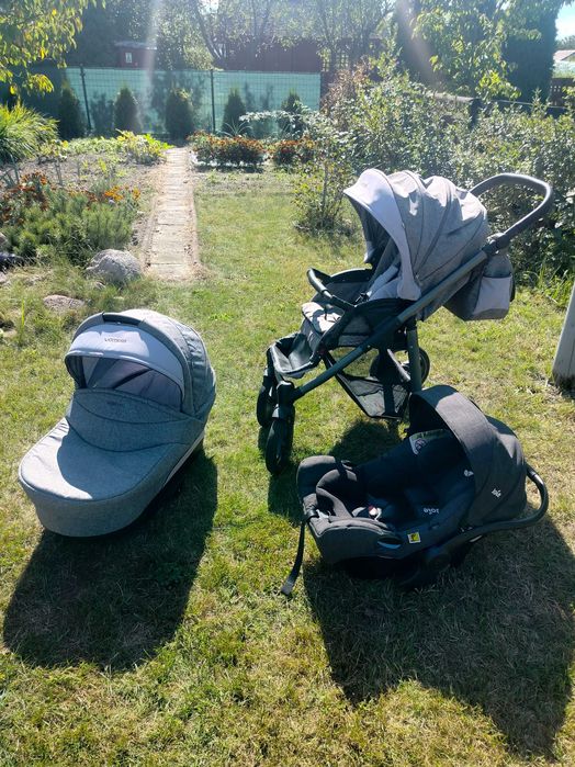 Wózek Bebetto Vulcano 2 w 1 plus fotelik samochodowy