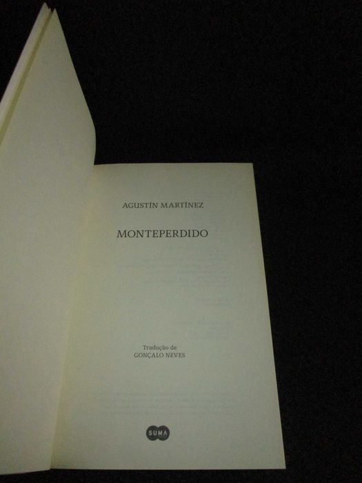 Livro Monteperdido Agustín Martínez 1ª edição 2018