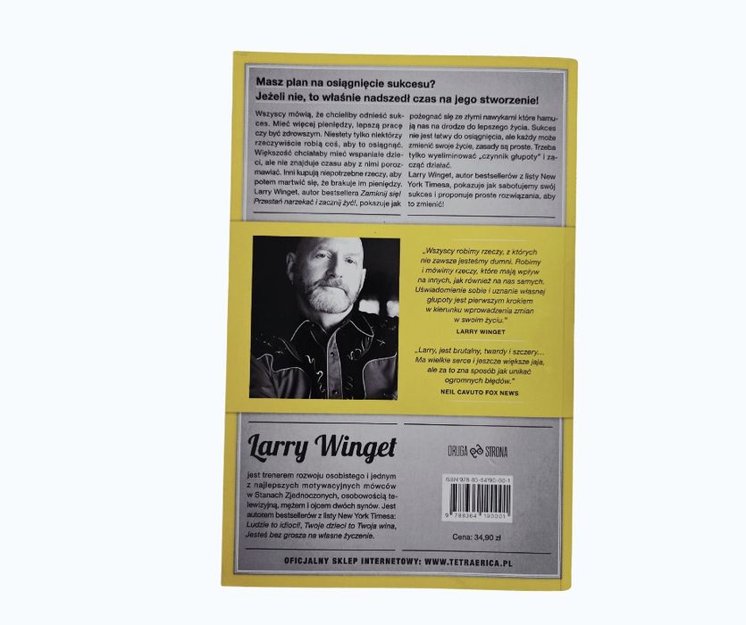 Larry Winget – Ludzie to idioci | Książka motywacyjna + gratis