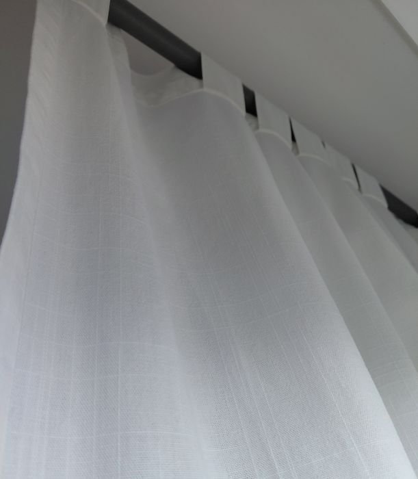 Ikea komplet 2 szt zasłony bawełniane 142 cm x 250 cm
