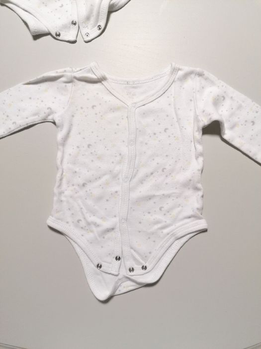 Bodies Brancos com Estrelas de Bebé