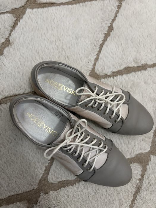 Skórzane półbuty, czółenka, sneakersy NoeVision, stan bdb, r. 36