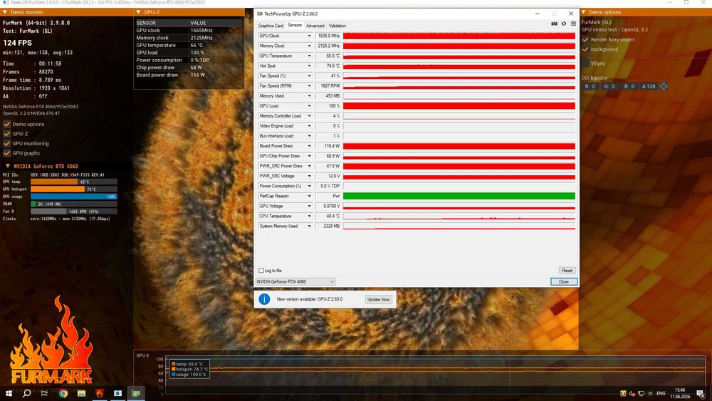 Відеокарта Palit RTX 4060 Infinity 2 OC 8GB GDDR6 | МАГАЗИН | Гарантія 90 днів