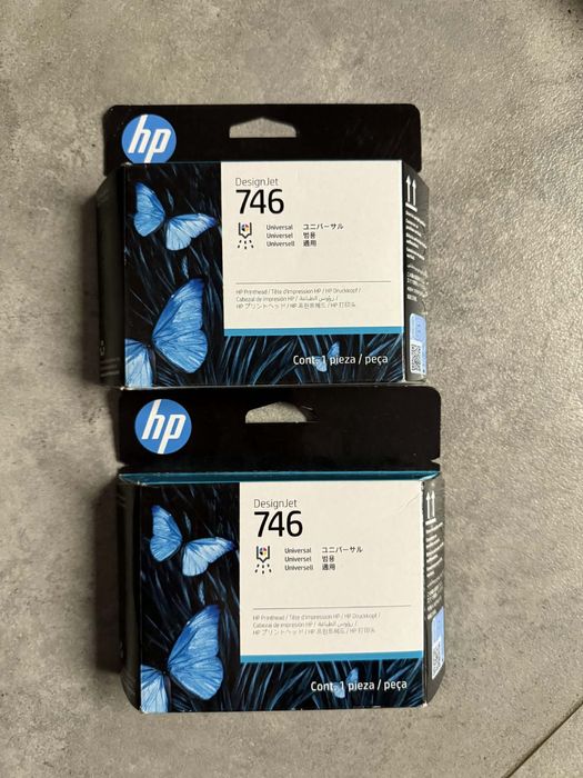 Oryginalne głowicyHP 746 DesignJet P2V25A - Nowe, zaplombowane!