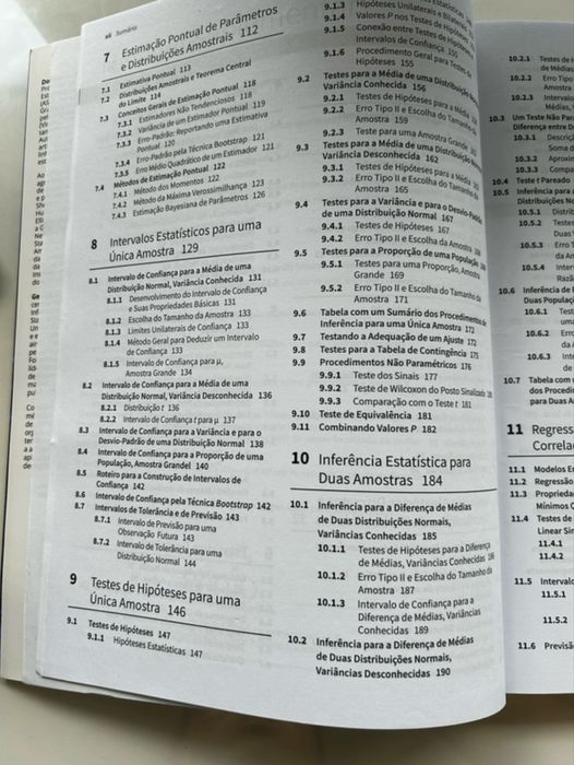 Estatistíca Aplicada e Probabilidade para Engenheiros