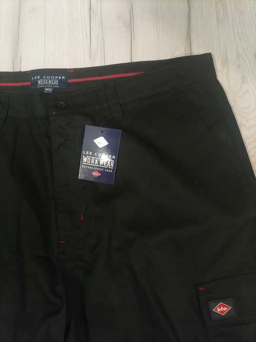 Lee Cooper Workwear Szorty Robocze Cargo Czarne W42