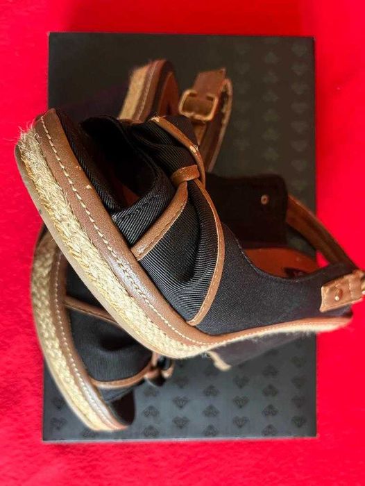 Sandália de cunha 10cm Rossi 39