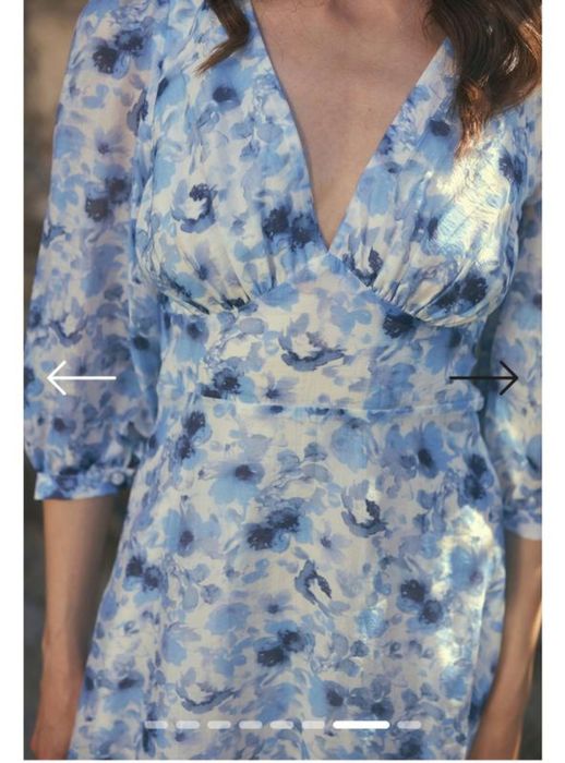 Сукня в блакитні квіти stimma