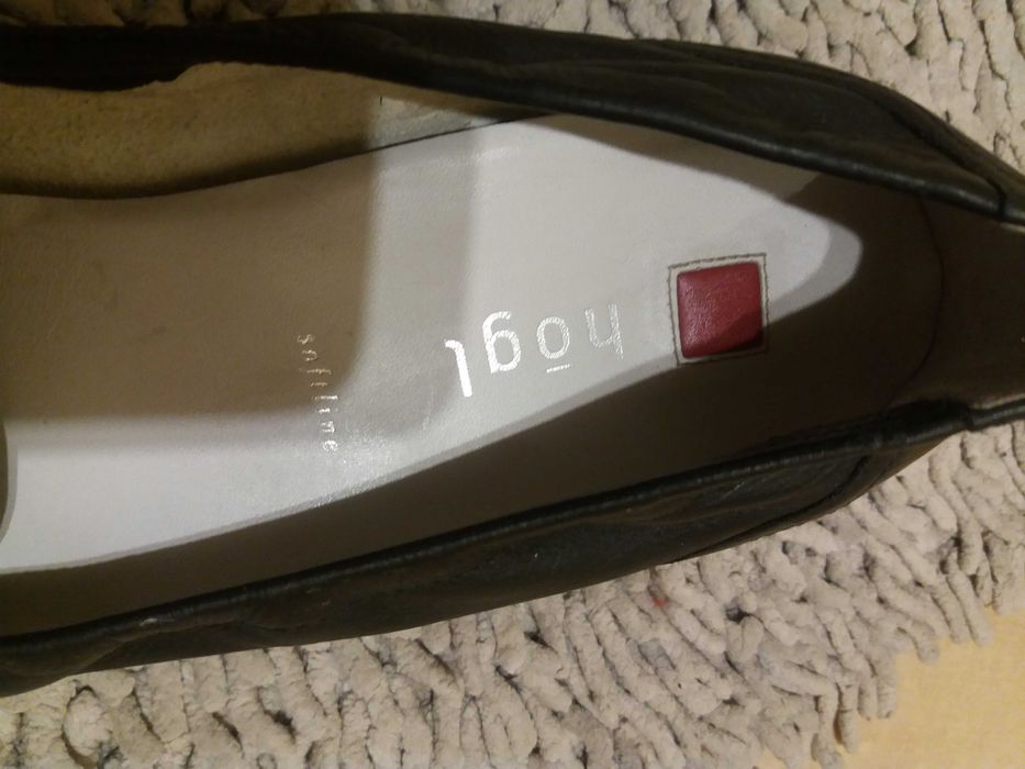 Buty czarne mokasynki Hógl 41