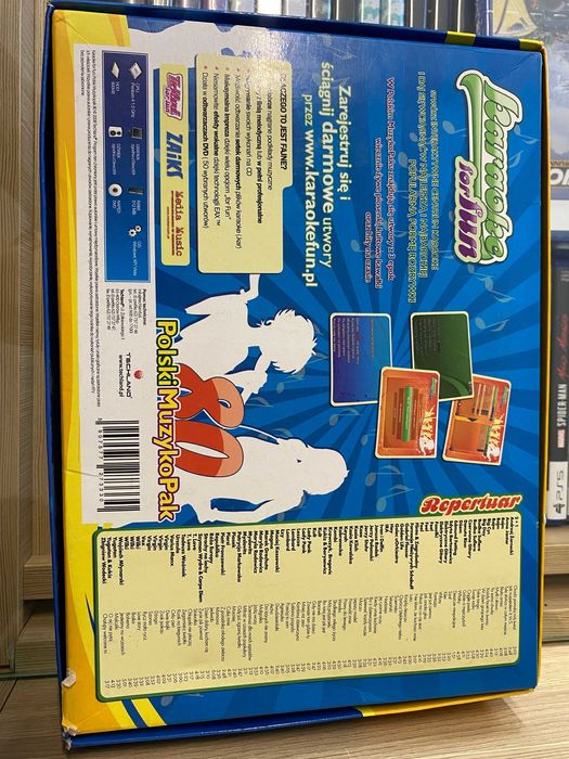 Techland Karaoke for Fun Polski Muzykopack 80 z mikrofonem