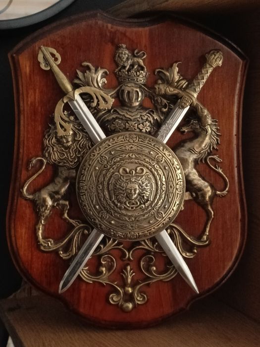 Панно настенное Дерево/бронза/металл