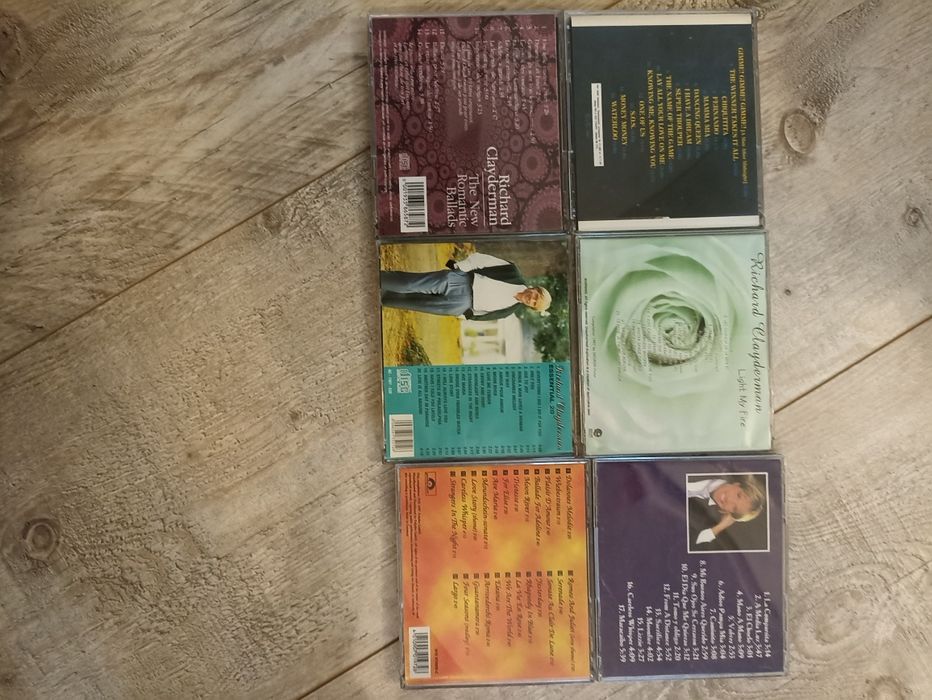 Richard Clayderman zestaw płyt CD.