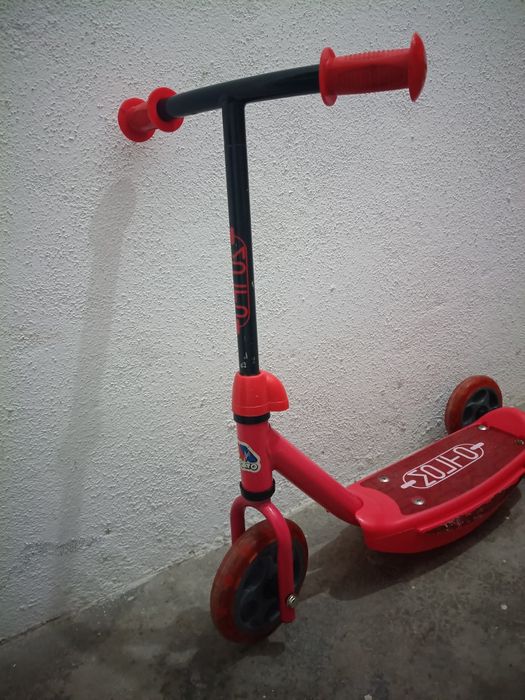 Trotinete infantil 3 Rodas - Vermelho (Ideal p/ Iniciantes), até 20kg
