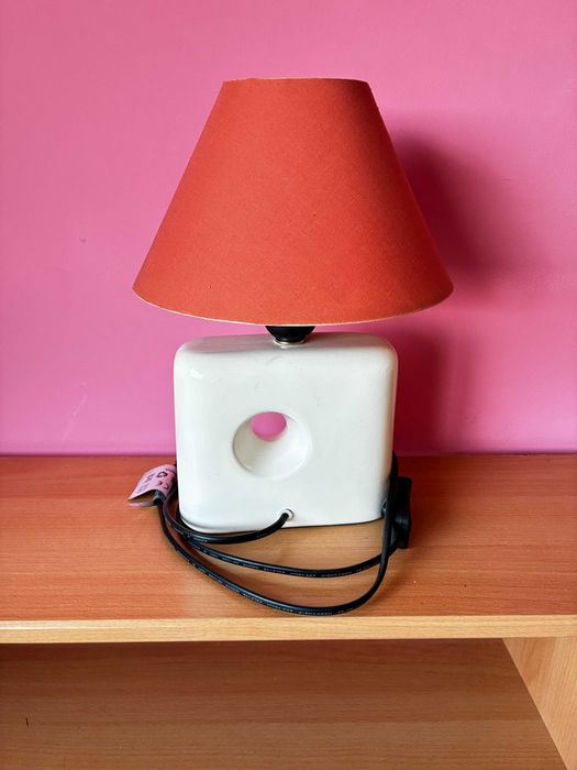 Candeeiro Rosa / Branco