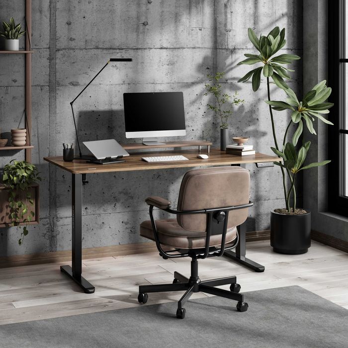 NOWE Biurko Elektrycznie Gamingowe 140x70 Regulowane - 72-118cm OKAZJA