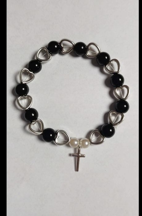 Bransoletka różaniec nowa handmade