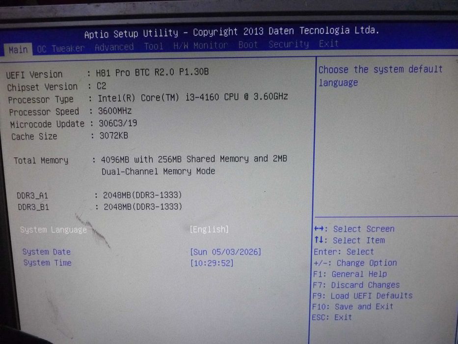 ASRock  H81 Pro BTC + i3-4160 (c1150)