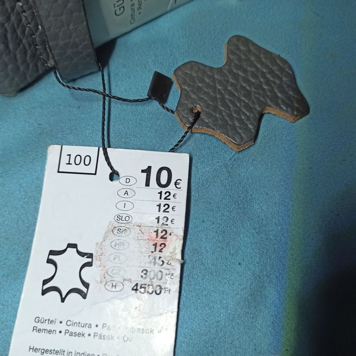 Zaffiri pasek skórzany 100cm lub 120cm