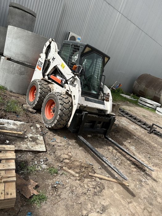 Бобкат бобкет BOBCAT ямобур гидробур палетные вила погрузчик ковш