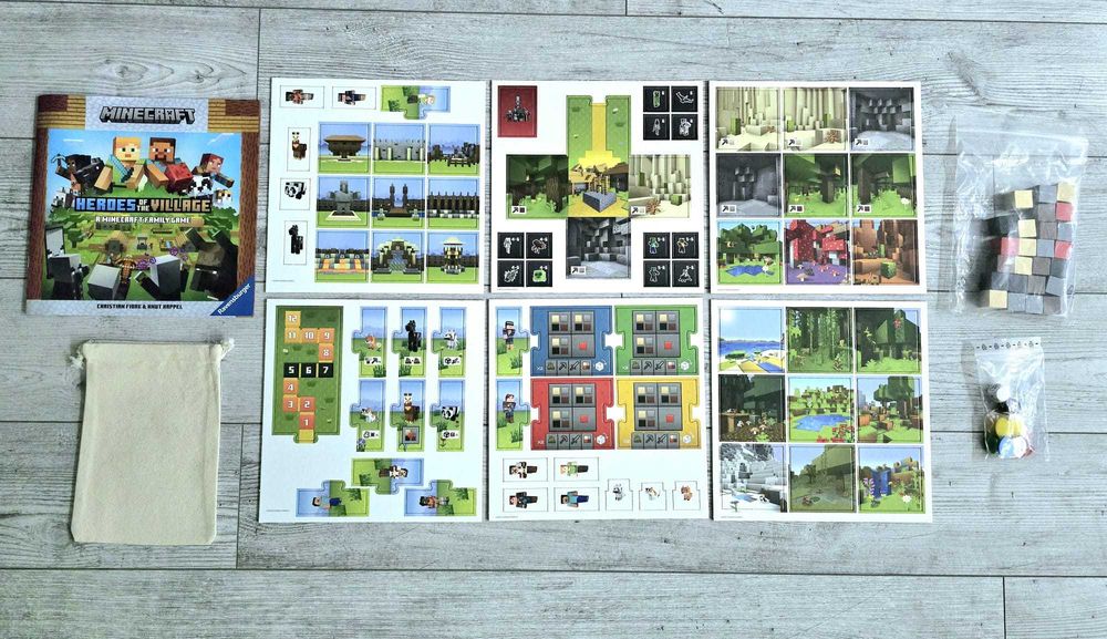 Gra planszowa Minecraft dla dzieci: Uratuj wioskę Ravensburger