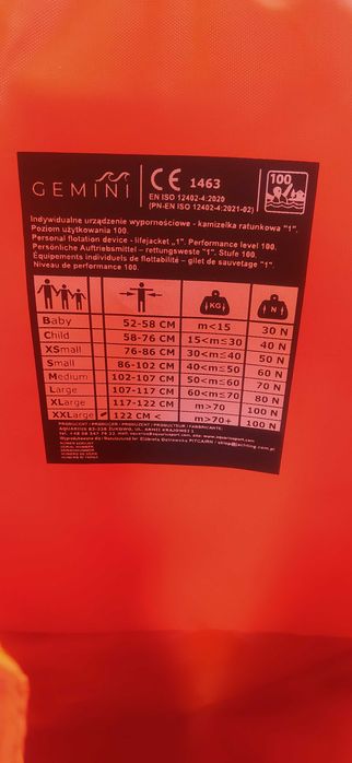 Kapok nowy xxl 70+ kg