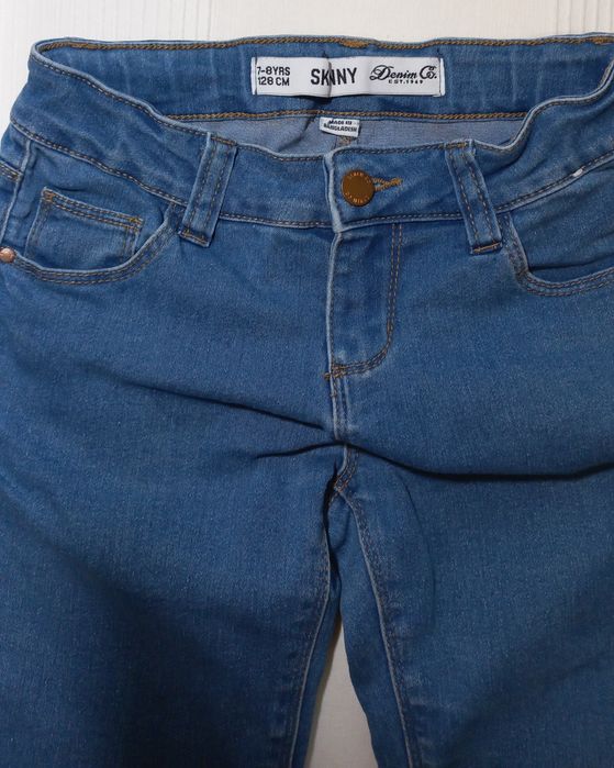Джинси Denim 7-8 дитячі штани брюки для дівчинки