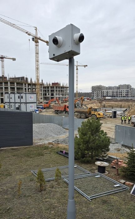 Monitoring kamery słup