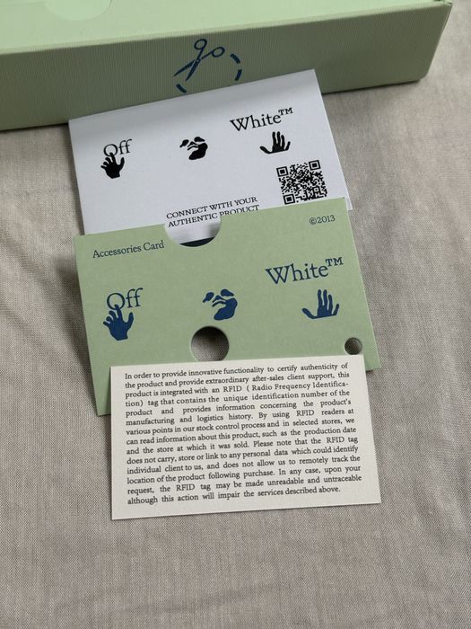 Off White "FOR MONEY" Bifold Wallet