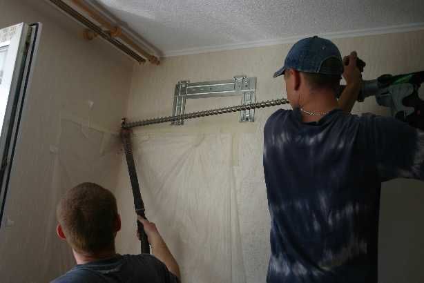 Установка кондиціонера, передмонтаж (закладка труб під ремонт) демонта