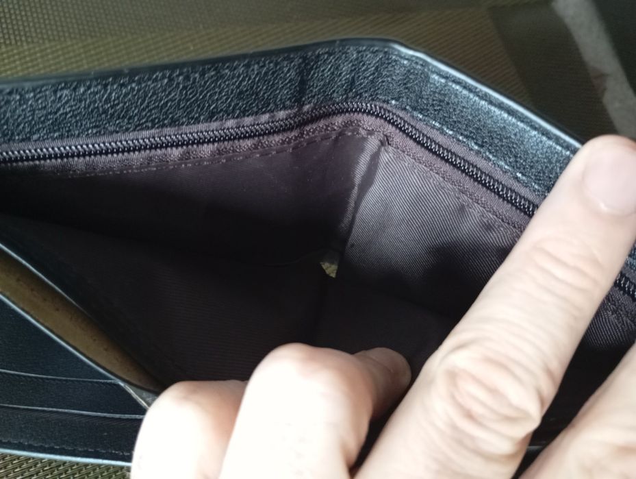 Carteira com porta moedas