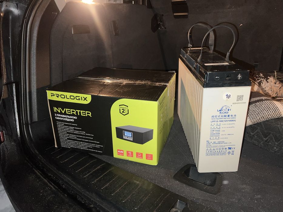 Безперебойник Prologix 800/1000/1200W инвертор Чистая синусоида АКБ