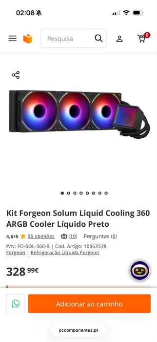 WaterCooler Forgeon Solum