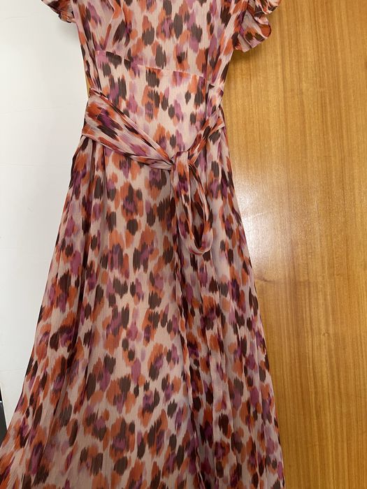 Vestido comprido da Jane wood Paris, nr 36 - vestido laranja Parfois