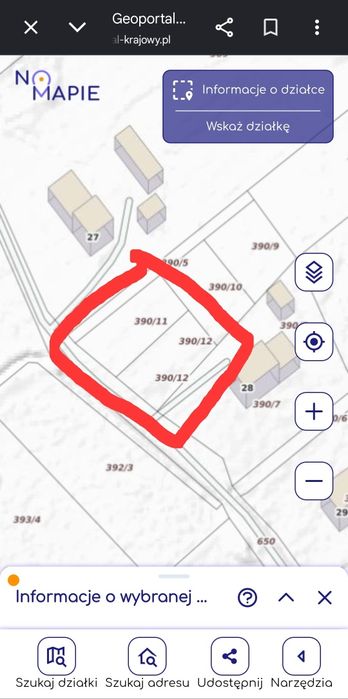 Działka 1409m² z warunkami zabudowy