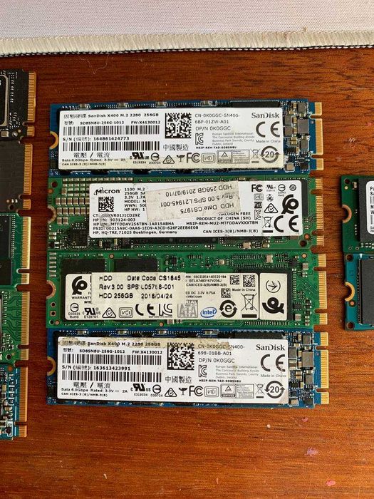 SSD M2 та NVME 256GB/512GB
