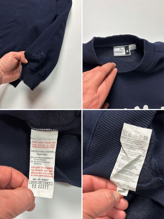 Свитшот толстовка Vintage 90's Reebok Puma Sweatshirt size M, XL