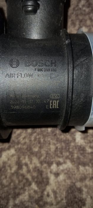 Розходомір повітря Bosch 0280218037 ВАЗ, ГАЗ, УАЗ