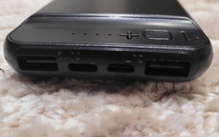 Повербанк 10000 mAh швидка зарядка, полімерний