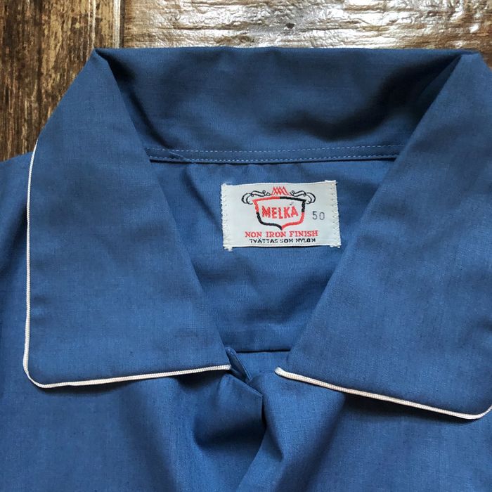 Пижама чоловіча Melka штани та сорочка M синя