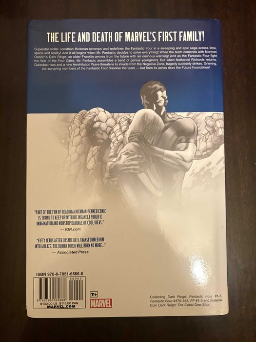 Fantastic Four Omnibus HC By Jonathan Hickman (2013 Marvel)