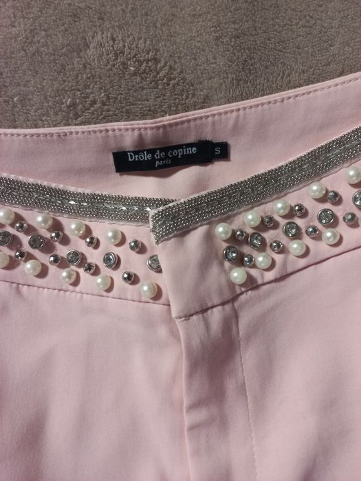 Брюки модельні кольру пудра